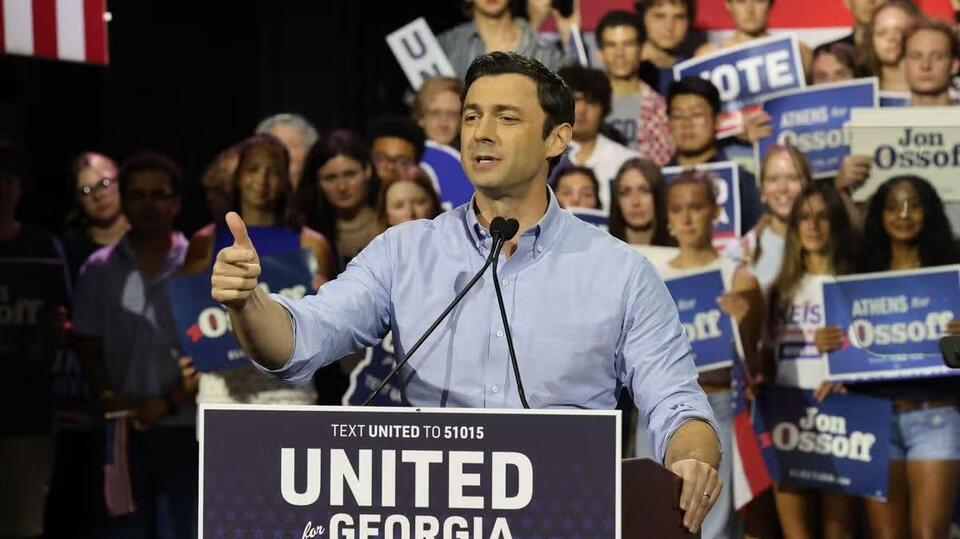 Jon Ossoff blasts Trump for 'senile babbling' and makes brutal 'famous ...