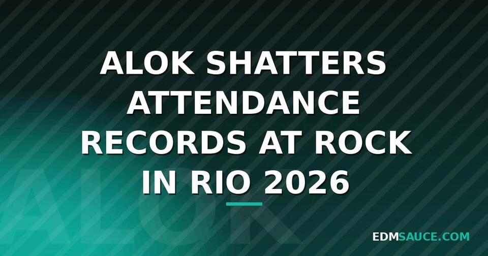 Alok Shatters Attendance Records at Rock in Rio 2026, Solidifies ...
