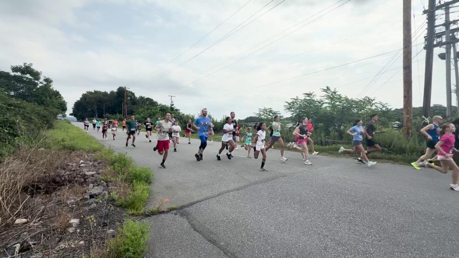 Runners gather for 1-Mile Firecracker Run Against Cancer