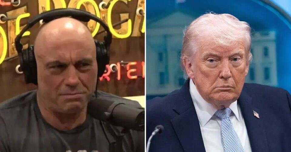 Joe Rogan mocks Donald Trump’s explanation for controversial AI Jesus ...