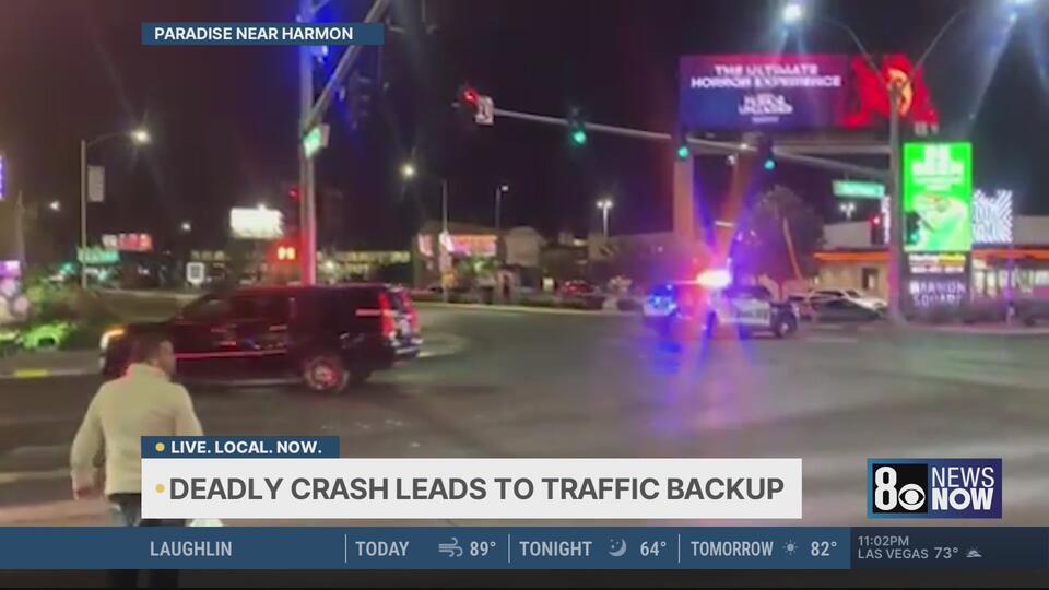 Crash near Las Vegas airport leaves 1 dead, closes central valley road ...