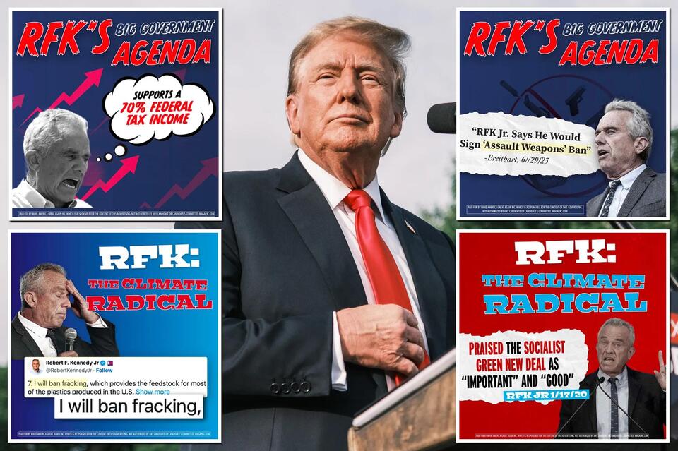 Trump super PAC unleashes attack billboard on ‘radical f–king’ RFK Jr ...