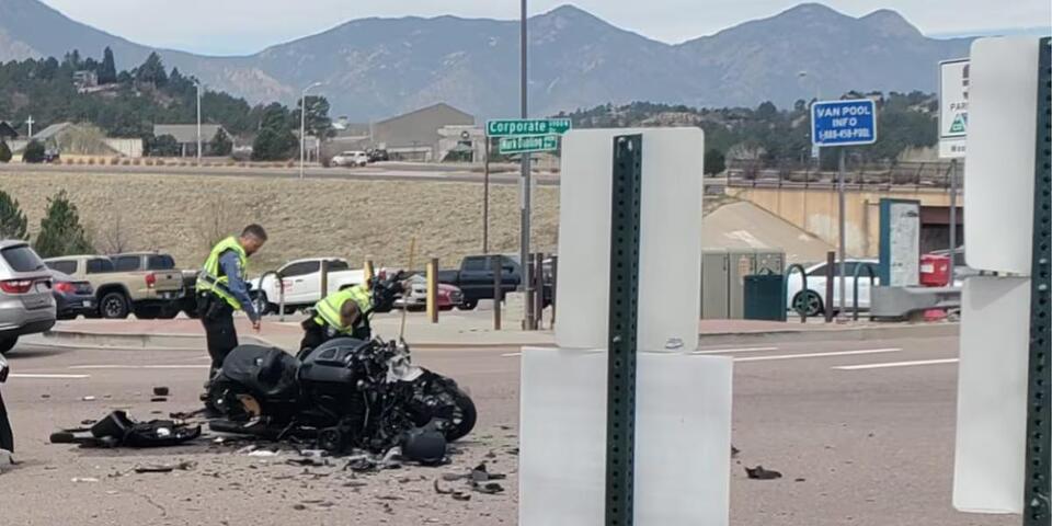 1 dead after crash involving motorcycle, pickup truck in Colorado ...