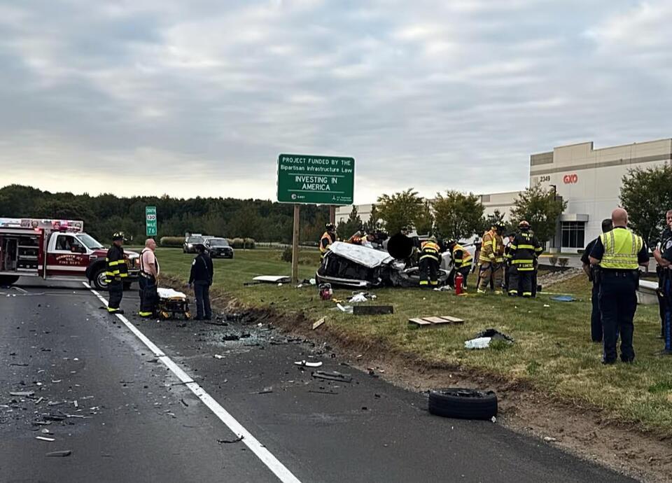 Head-On Crash Shuts Down Route 130 In South Brunswick: Police - NewsBreak
