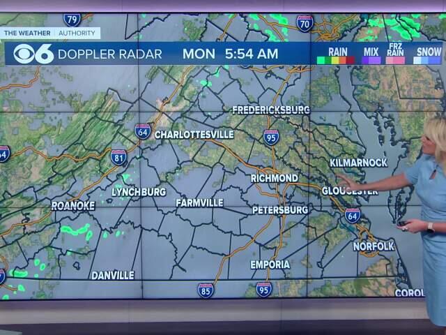 Breezy and cool start to the week before sunshine returns to central ...