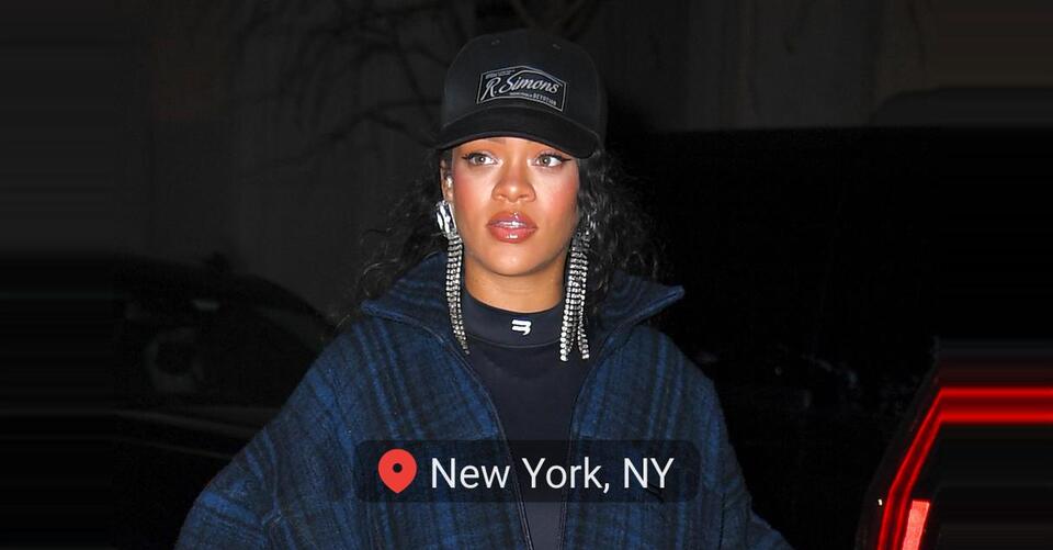 Rihanna Adds Contrast to All-Black Skintight Activewear in an Oversized Balenciaga Plaid Jacket & Knife Boots in NYC – NewsBreak