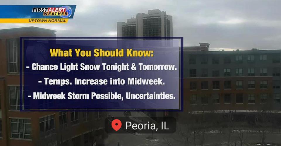 Light snow possible tomorrow NewsBreak